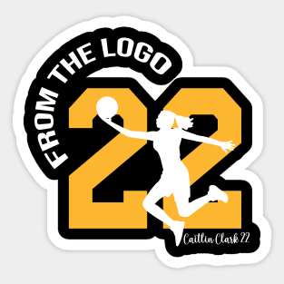 caitlin clark 22 Sticker